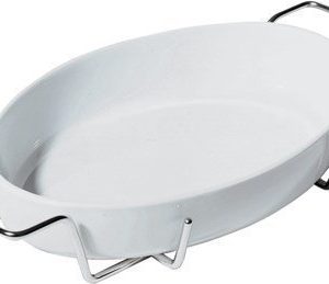 Alessi Uunivuoka telineellä 43x24 cm