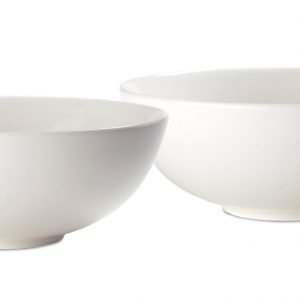 Arabia 24h Lautaset Syvä Valkoinen Ø 18 Cm 2 Kpl