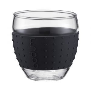 Bodum Pavina Lasi Silikonilla Musta 35 Cl 2-Pakkaus