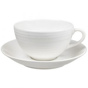 Design House Stockholm Blond Teekuppi / Kahvikuppi Valkoinen / Raidallinen 30 Cl
