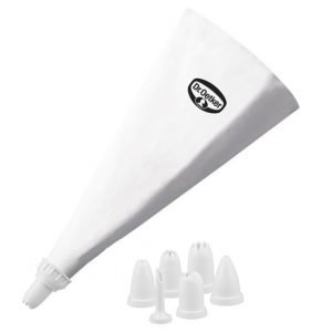 Dr. Oetker Kitchen Tools Classic Pursotinpussi 6 Suutinosaa Valkoinen