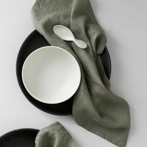 Ellos Pembroke Pellavalautasliinat Vihreä 2-Pakkaus