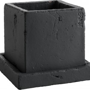 Ernst Ruukku Alusella Tummanharmaa 17x17 Cm