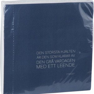 Ernst Servetti Sitaatilla Sininen 40x40 Cm