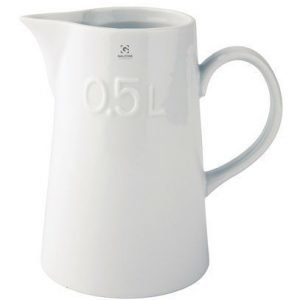 Galzone Kannu Porsliini valkoinen 15 cm 50 cl