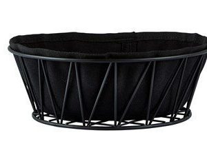 Galzone Leipäkori musta 23 cm