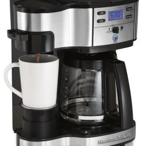 Hamilton Beach 2 Way Brewer Kahvinkeitin Metalli