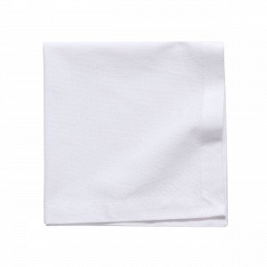 Hemtex Agnes Kangasservetti Valkoinen 45x45 Cm