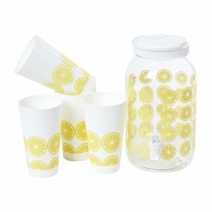 Hemtex Lemon Pikniksetti Vaaleankeltainen