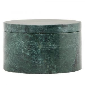 House Doctor Marble Säilytyspurkki Vihreä 10 Cm