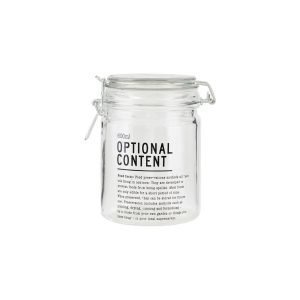 House Doctor Optional Content Säilytyspurkki 600ml Lasi