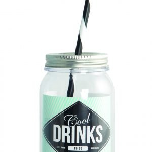 House Doctor Smoothie Lasi Pillillä Muovi 55 Cl