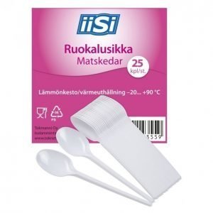 Iisi Muovilusikka 25kpl