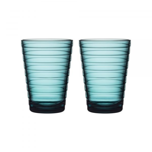 Iittala Aino Aalto Juomalasi Merensininen 33 Cl 2 Kpl