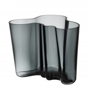 Iittala Alvar Aalto Maljakko Tummanharmaa 160 Mm