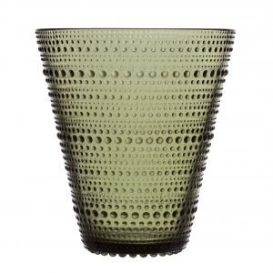 Iittala Kastehelmi Maljakko Sammaleenvihreä 15.4 Cm