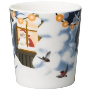 Iittala Santa Claus Iltainen Kylä Purkki 0