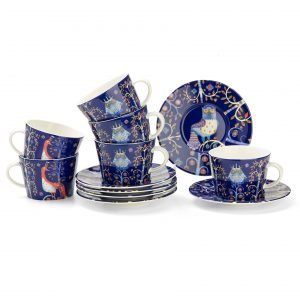 Iittala Taika Kahviastiat Sininen 12-Osainen