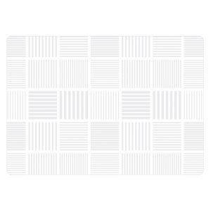 Juna Crisscross Pöytätabletti Valkoinen / Harmaa 30x45 Cm