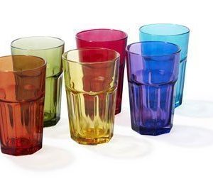 Juomalasi 30cl Aras erivärisiä