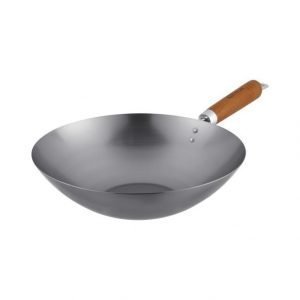 Ken Hom Everyday Carbon Steel Wok Wokkipannu 31 mm
