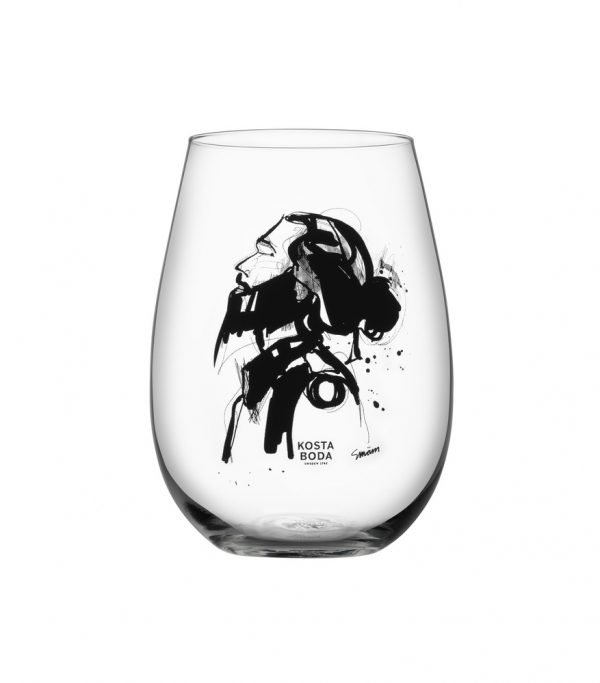 Kosta Boda All About You Tumbler Lasi Musta 2 Kpl