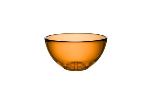 Kosta Boda Bruk Kulho Small Amber 15.5 Cm