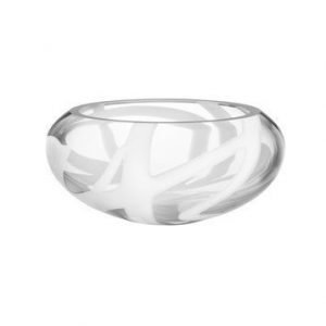 Kosta Boda Globe Valkoinen Vati