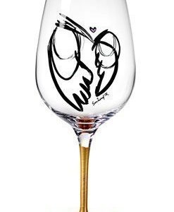 Kosta Boda Guardian Angel Viini kultainen 2-pack 68 cl