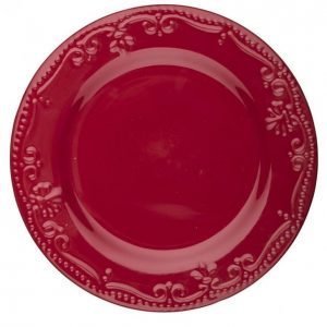 Lautanen Punainen 20