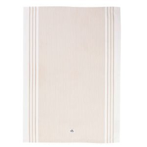 Lexington Icons Oxford Striped Keittiöpyyhe Beige 50x70 Cm
