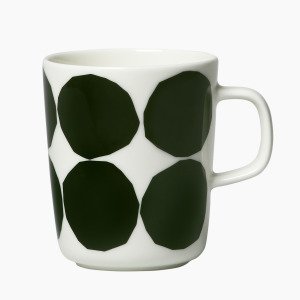 Marimekko Kivet Muki Valkoinen / Vihreä 25 Cl