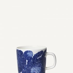 Marimekko Mynsteri Muki Valkoinen Sininen 2