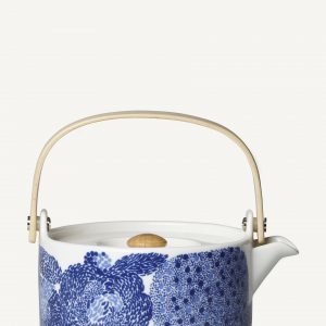 Marimekko Mynsteri Teekannu Valkoinen Sininen 7 Dl