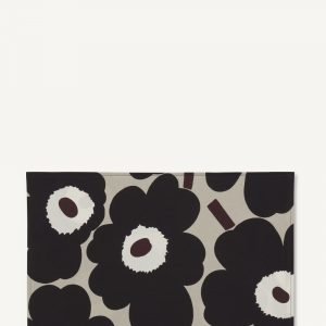 Marimekko Pieni Unikko Pöytätabletti Puuvilla Beige / Ruskea 31x42 Cm