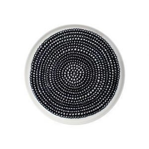 Marimekko Siirtolapuutarha Lautanen Ø 20 cm Valkoinen/Musta