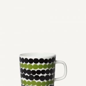 Marimekko Siirtolapuutarha Muki Valkoinen Musta Vihreä 2