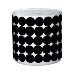 Marimekko Siirtolapuutarha Säilytyspurkki 70 cl Valkoinen/Musta