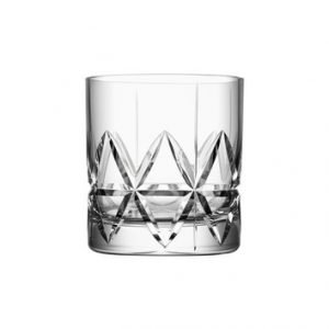 Orrefors Peak Double Old Fashioned Viskilasi Kirkas 34 Cl 4 Kpl