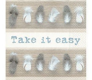 Paperiservetti Take it easy 20kpl 33cm x 33cm