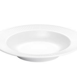 Pillivuyt Plissé Pastalautanen syvä valkoinen 28 cm