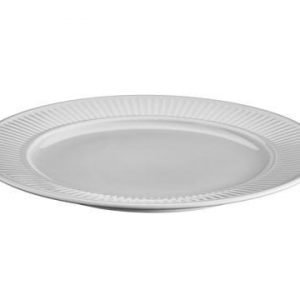 Pillivuyt Plissé tallrik flat ljus grå - 28 cm