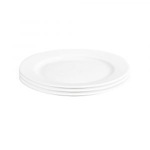 Pillivuyt Sancerre Lautanen Valkoinen Ø22 Cm 3-Pakkaus