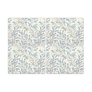 Pimpernel Willow Bough Pöytätabletti Sininen 40x30 Cm 4 Kpl