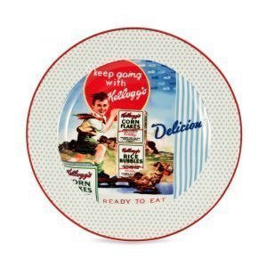 Portmeirion Vintage Kelloggs Lautanen 21 Cm 4-Pakkaus