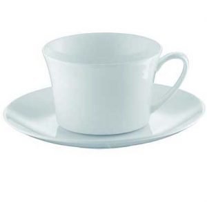 Rosenthal Jade Teekuppi 4 Matala Valkoinen