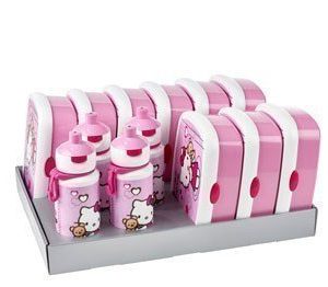 Rosti Mepal Lounasrasiasetti + vesipulloja Hello Kitty 13-osaa