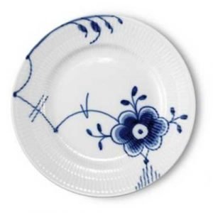 Royal Copenhagen Blue Fluted Mega Lautanen Dekor Nr.6 17 Cm