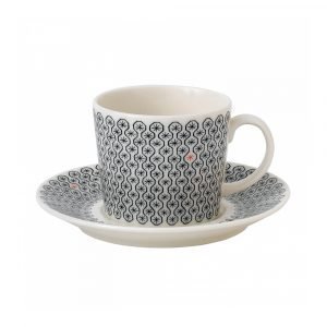 Royal Doulton Foulard Star Teekuppi Ja Lautanen 25 Cl