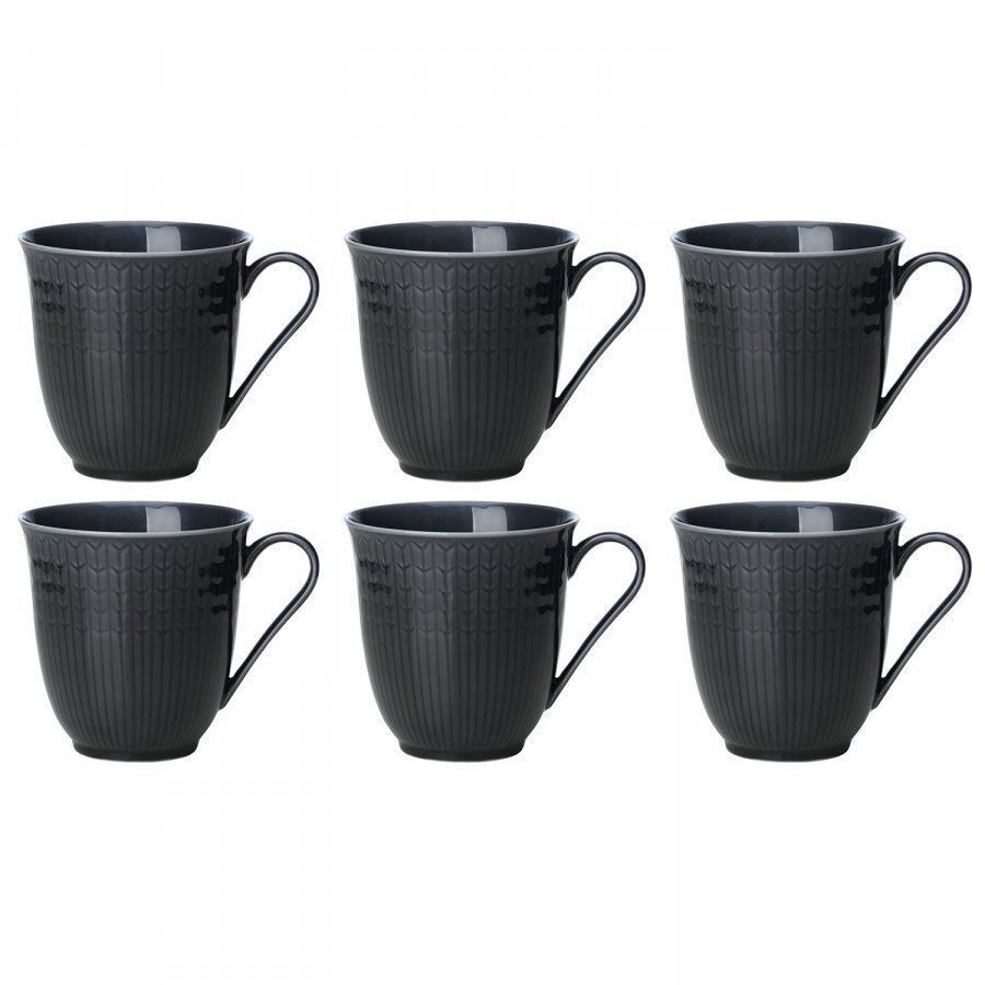 Rörstrand Swedish Grace Muki Kivi / Harmaa 30 Cl 6-Pakkaus